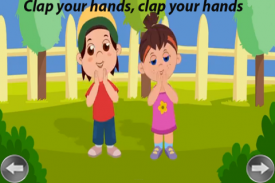 Kids Nursery Rhyme Clap Your Hands screenshot 2