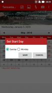 Tanzania Calendar 2018 screenshot 1