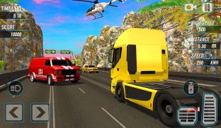 Highway Truck Racer: Jeux de conduite sans fin screenshot 8