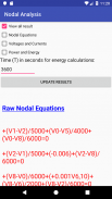 Nodal Equation Writer & Solver - Electric Circuits screenshot 1