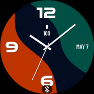 Green Black Red MX Watch Face screenshot 2