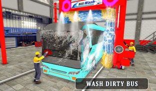 City Bus Wash Simulator: Gas Station Car Wash Game screenshot 5