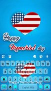 Happy Memorial Day Keyboard Th screenshot 2