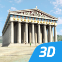 Akropolis educatieve 3D Icon