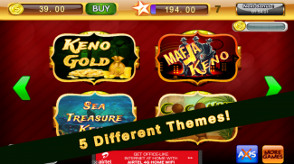 Lucky Numbers Keno Games Free screenshot 2