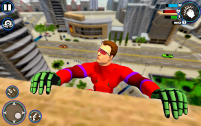 Gangster Crime City Battle - Flying Rope Hero Game screenshot 2