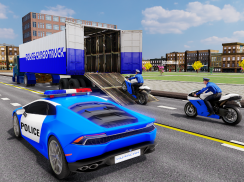 Police Airplane Pilot - Transporter Plane Game 3D screenshot 4