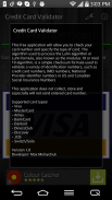 Валидатор платежных карт screenshot 1