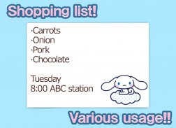 Notepad Cinnamoroll screenshot 0