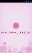 MON JOURNAL DE REGLES screenshot 6