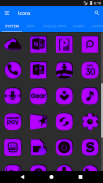 Purple and Black Icon Pack Free screenshot 17