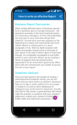 Write an effective Report screenshot 4