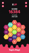 XUP - Hexa Bumble 2048 Game screenshot 0