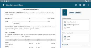 Sales Agreement Maker screenshot 5