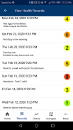 Health Symptom Tracker screenshot 1