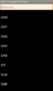 CSC Code Finder screenshot 1