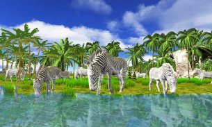 zebra 3D jungle simulator screenshot 0