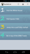 Bucket List screenshot 2