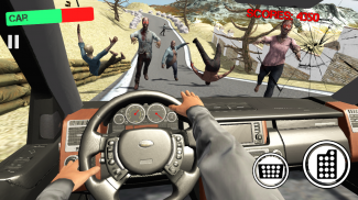 Zombie Crush Hill Road Drive screenshot 2