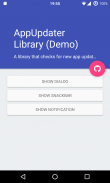 AppUpdater Library (Demo) screenshot 1
