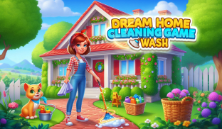 Dream Home Cleaning Game Wash screenshot 13