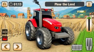 Real Tractor Driving Games 3D screenshot 7