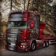 Jigsaw puzzle Scania Trucks screenshot 3