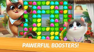 Meow Match: Cats Matching 3 Puzzle & Ball Blast screenshot 3