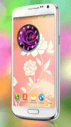 Flowers Clock Widgets screenshot 5