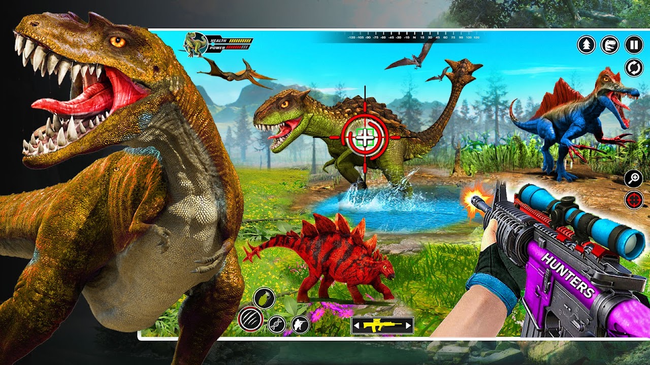 Wild Dino Hunting: Hunter Game Game for Android - Download