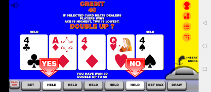 Video Poker with Double Up screenshot 0