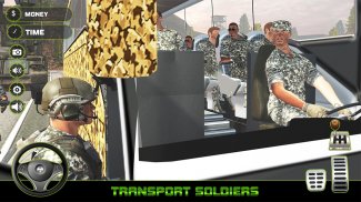Offroad US Army Bus Transport screenshot 0