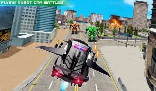 Flying Police Car Robot Hero: Robot Games screenshot 7