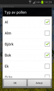 Pollenvarning för allergier SE screenshot 2