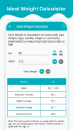 BMI Calculator & Ideal Weight screenshot 4