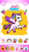 Unicorn Coloring Book Glitter screenshot 2