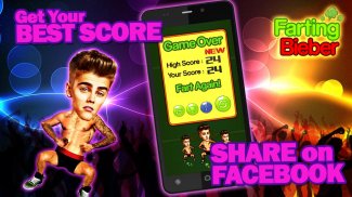 Bieber Games: Farting Bieber screenshot 1