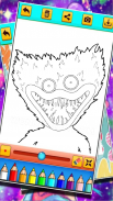 Huggy Coloring Wuggy Playtime screenshot 2