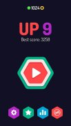 UP 9 - Desafio Hexagonal! Junte números até 9 screenshot 4