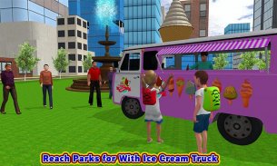 Fast Food Truck Driving 2020: Ice Cream Factory screenshot 0