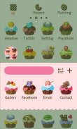 Cupcakes - GO桌面EX主题 screenshot 2
