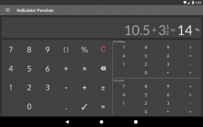 Kalkulator pecahan dengan solusinya screenshot 4