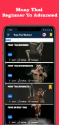 Muay Thai Fitness & Workout screenshot 2