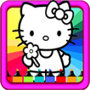 Cute Cat Coloring Pages Icon