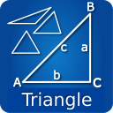 Dreieck und Winkel Tasch Icon