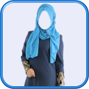 Burqa Women Photo Suit Icon