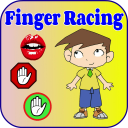 Finger Racing Driver Icon