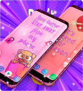 Don't Touch My Phone Wallpaper Lock Screen Anime APK for Android Download