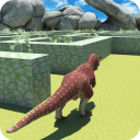 Настоящий юрский динозавр Maze Run Simulator 2018 Icon