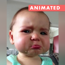 Animated baby WhastApp sticker